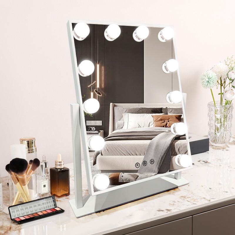BP330 | LED Mirror for Makeup – Wall Mounted or Tabletop Use