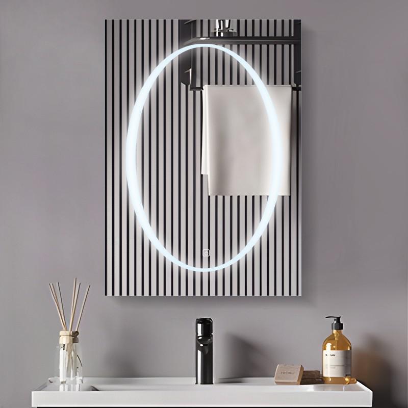 YL01 | LED Vanity Mirror – Rectangular Shape with Touch Sensor Lighting