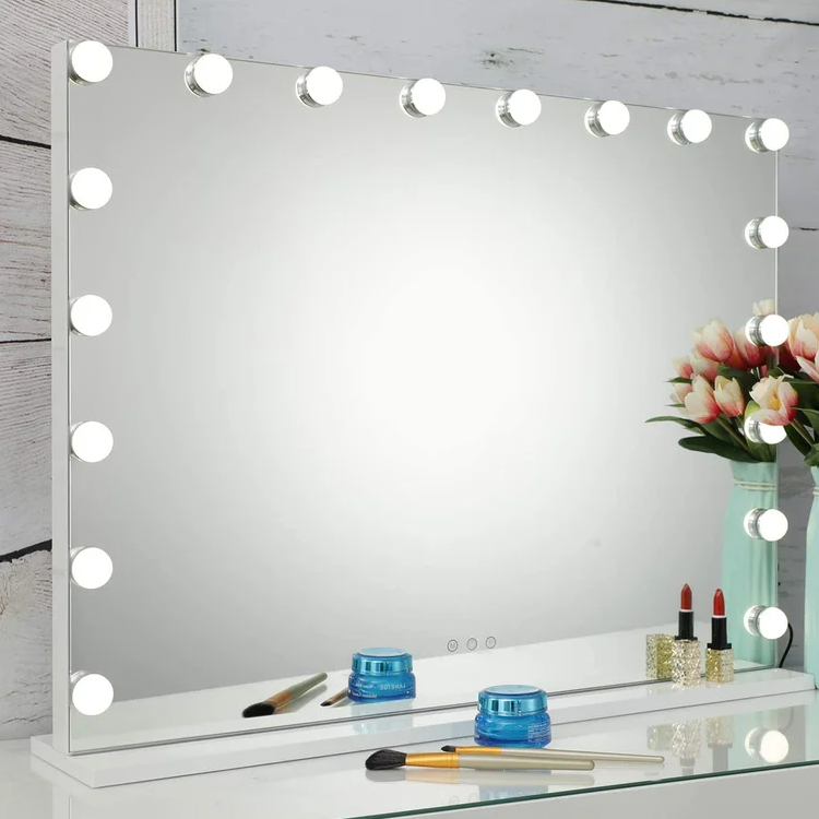 VA01 | LED Vanity Mirror – Rectangular Design with Soft Lighting for Commercial Use