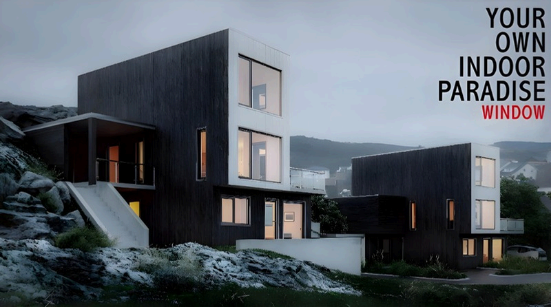 60 Serie Thermal Break Aluminum Outswing Casement Window System