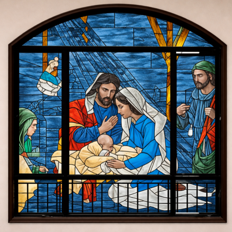 Tiffany Stained Glass Windows & Doors | Decorative Leaded Glass Panels for Churches & Homes