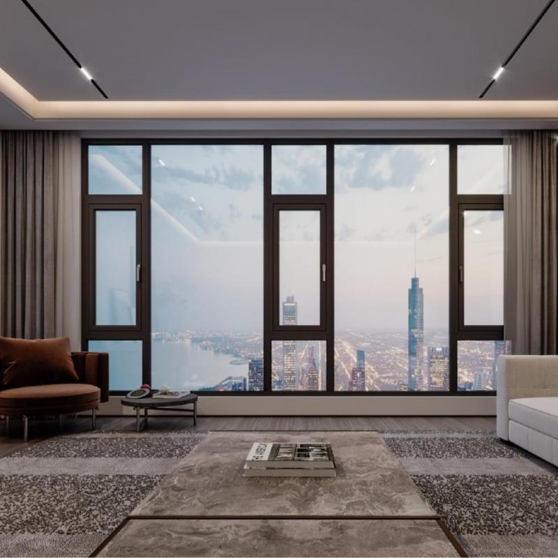 ZO-55WB Thermal Break Aluminum Sliding Window System